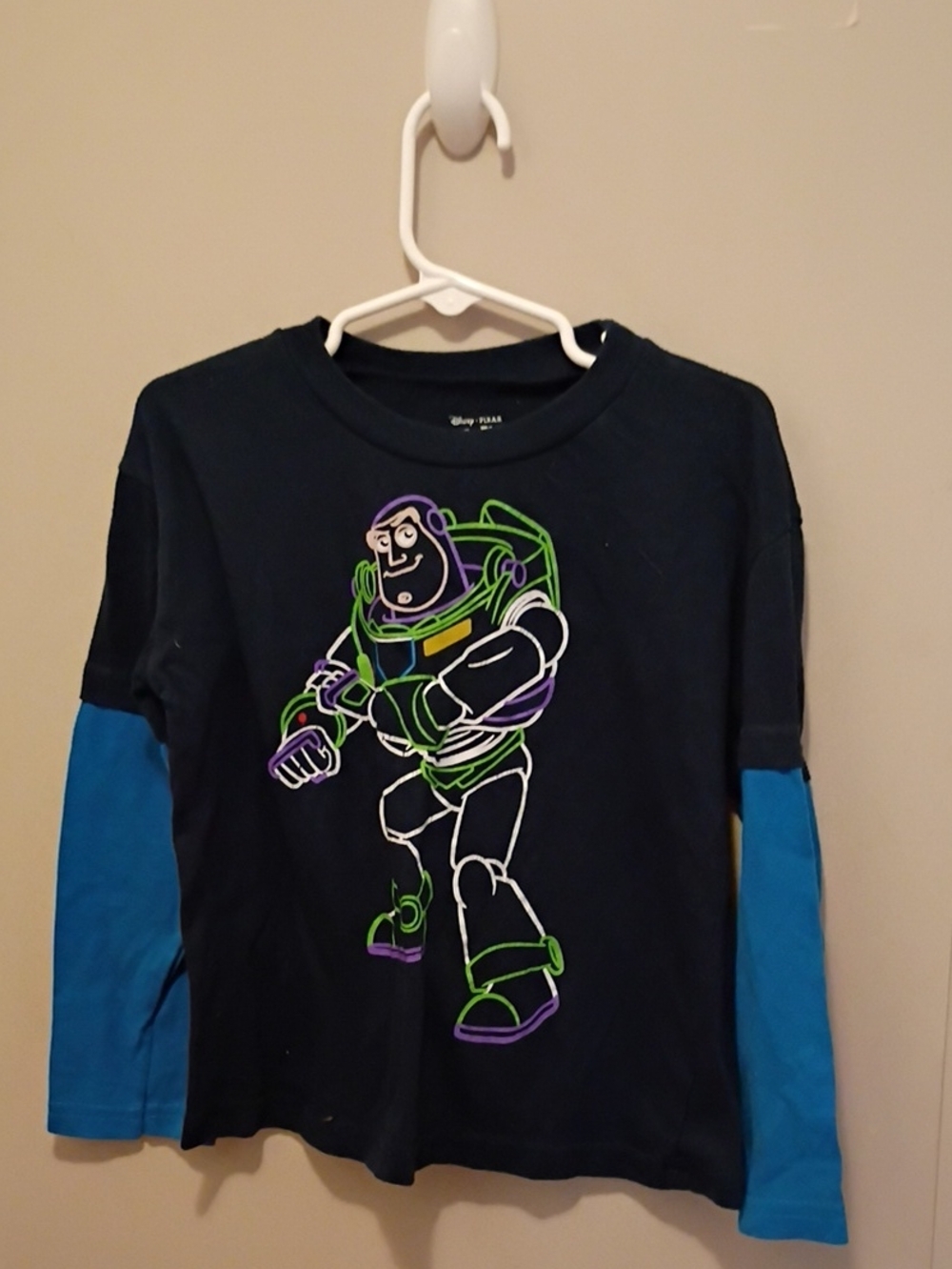 VTG Disney Toy Story Buzz Lightyear Long Sleeve Shirt Size 4T